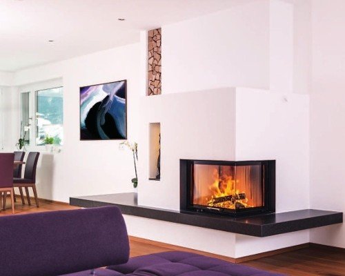 Каминная топка Hoxter Ecka 67/45/51Lh (Rh) Адаптер под аккумулятивные кольца HOXTER