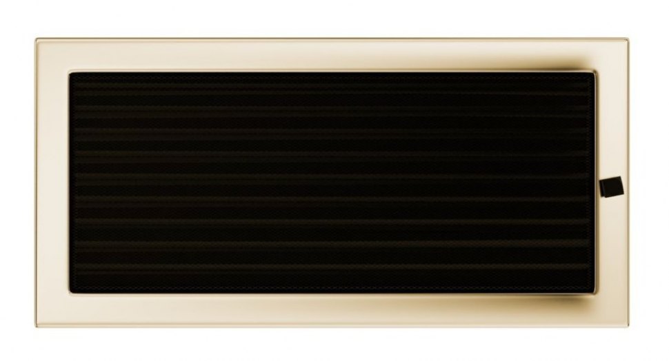 Решетка вентиляционная латунь полированная 22х45 с жалюзи