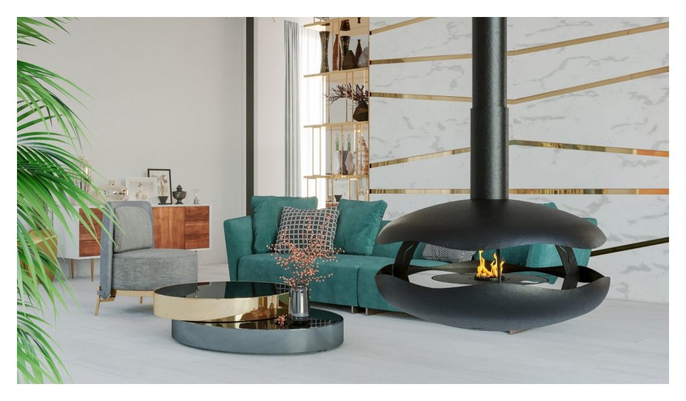 Автоматический биокамин GlammFire Перола Эво Плюс / Perola (с пультом ДУ)