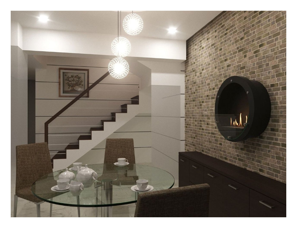 Биокамин настенный Lux Fire Иллюзион 500 Н XS