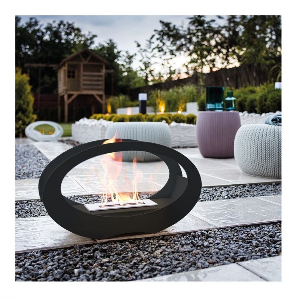 Биокамин Kratki ECHO черный TUV (настольный)