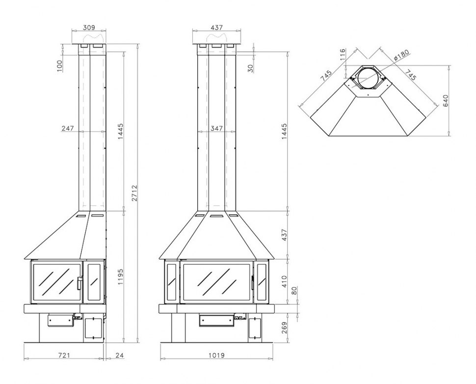 Камин LL Calor LL-25A