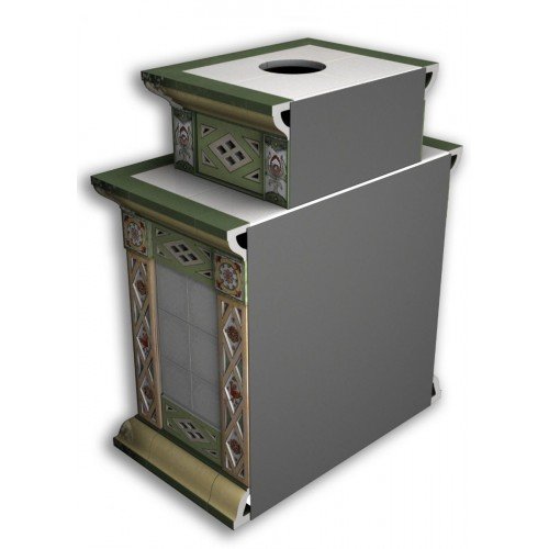 Каминная облицовка КимрПечь Билибин пристенная двухъярусная Осень