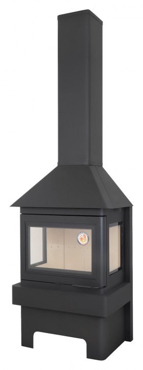 Камин ЭкоКамин Прага 3 стекла