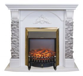 Электрокамин RealFlame Athena GR WT с Fobos S BR