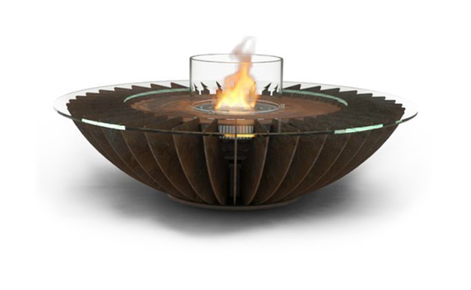 Автоматический биокамин GlammFire Космо Эво Плюс / Cosmo EvoPlus (с пультом ДУ)