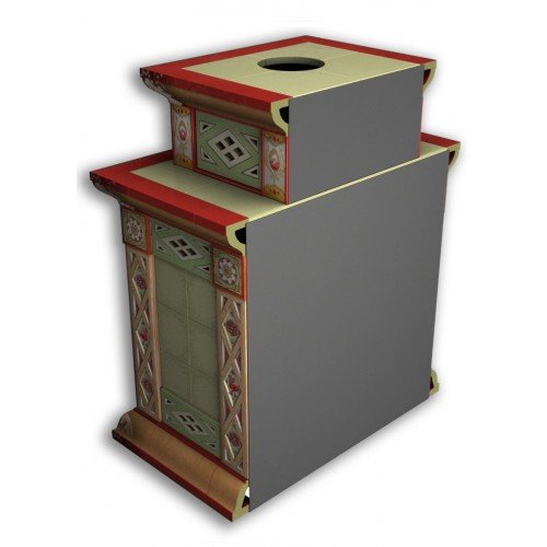 Каминная облицовка КимрПечь Билибин пристенная двухъярусная Лето