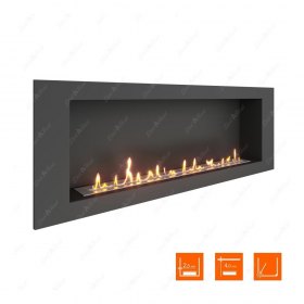 Биокамин в нишу SteelHeat LONG 1500 XL (Стандарт)