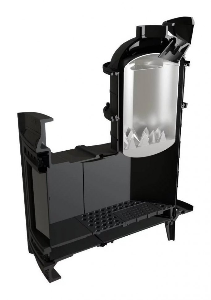 Банная печь Атмосфера XL с сеткой для камней из нержавеющей стали