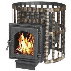 Чугунная печь для бани Везувий Легенда Ковка 28 (270)