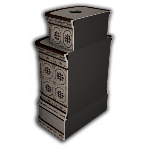 Каминная облицовка КимрПечь Сконе пристенная двухъярусная Деревня