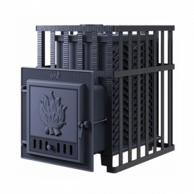 Чугунная банная печь Гефест ЗК в сетке - 18