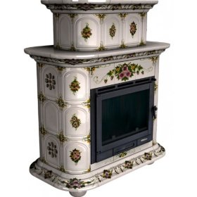 Каминная облицовка КимрПечь Прованс центральная двухъярусная Лето