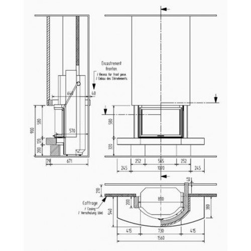 Каминная облицовка Richard Le Droff Talesine