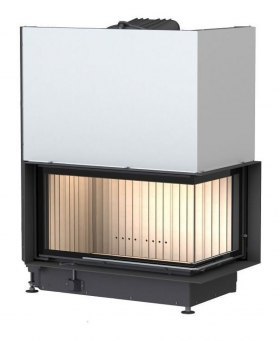 Каминная топка Brunner Eck-Kamine 45/82/48 R вертикальное открытие, правый угол (с подъемом)