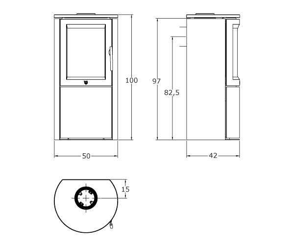Печь-камин Varde Aura 1