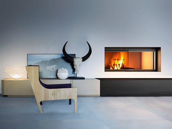 Каминная топка MCZ Plasma 115 прямое стекло