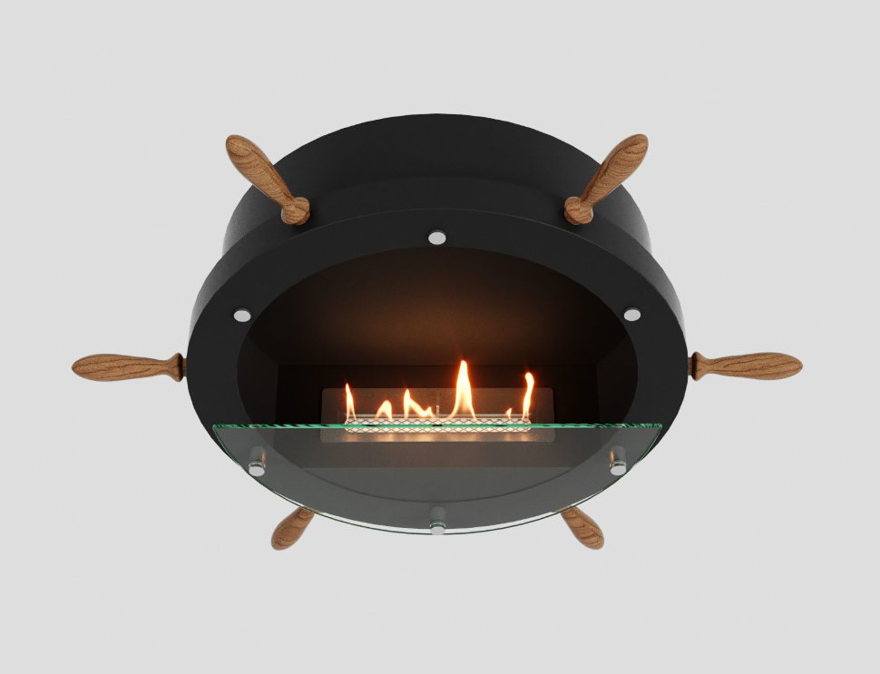 Биокамин Lux Fire Капитан 500Н XS (черный)