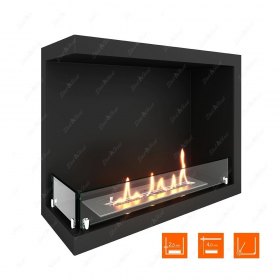 Биокамин угловой SteelHeat Leader 600 левый (Стандарт)