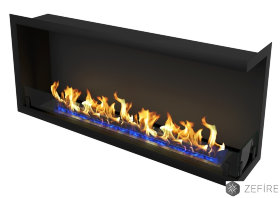 Биокамин ZeFire угловой Standart 1100 правый