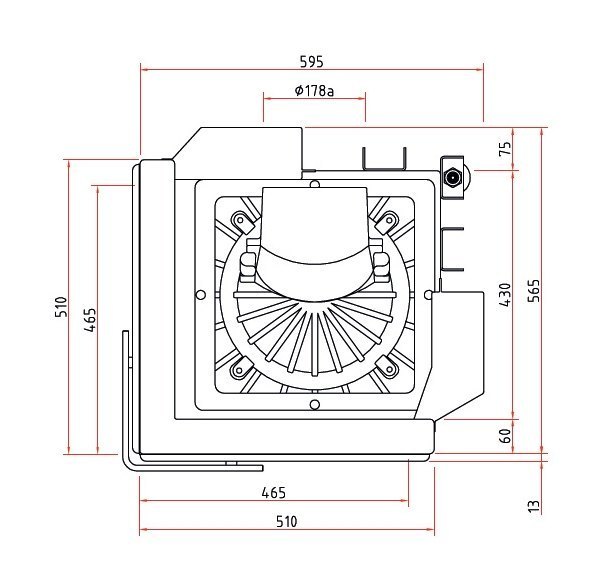 Каминная топка Schmid Ekko 45(45)80 h