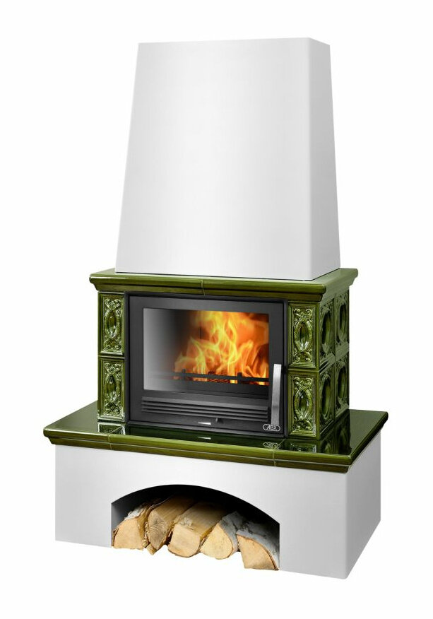 Кафельная печь-камин ABX Lombardie