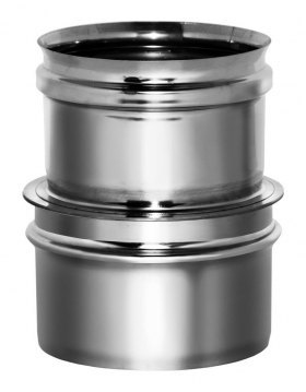 Переходник с бака на трубу D104, AISI 304 (Вулкан)