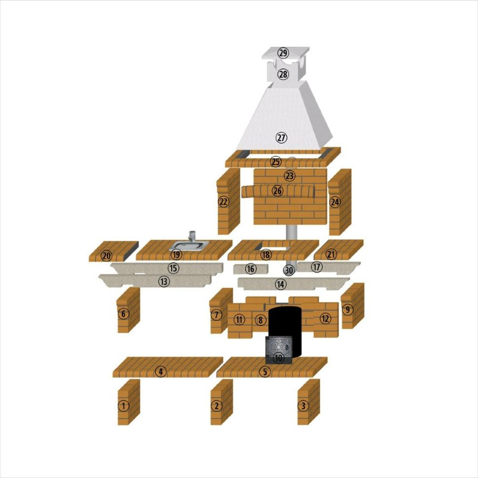 Барбекю-гриль АристократЪ 722