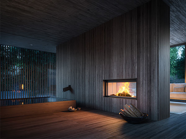 Каминная топка MCZ Plasma B115 прямое стекло