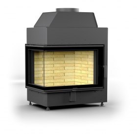 Каминная топка АСТОВ П2С 800 L (левая)