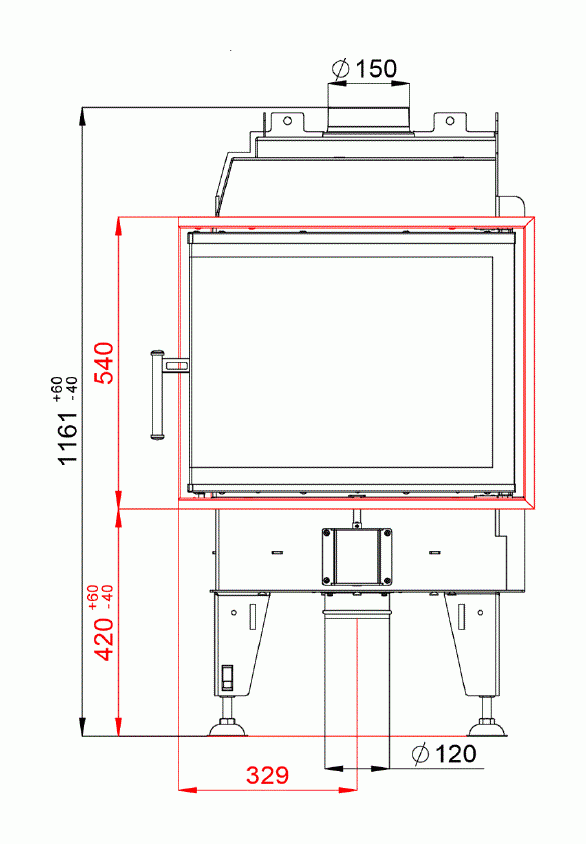 Каминная топка BeF Royal 7 CL