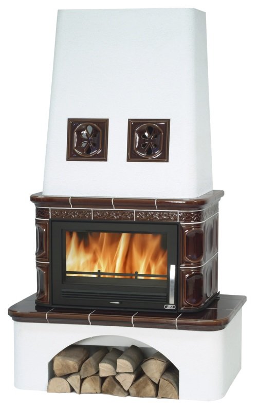Кафельная печь-камин ABX Laponie