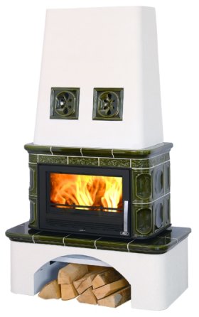 Кафельная печь-камин ABX Laponie
