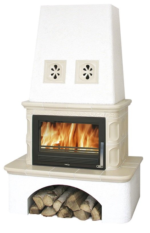 Кафельная печь-камин ABX Laponie