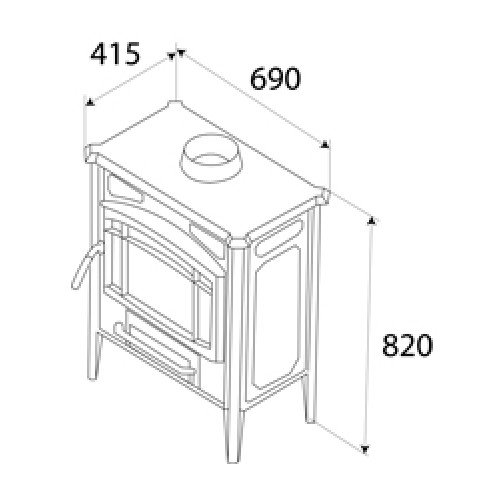 Печь-камин Hergom E-10 Plus