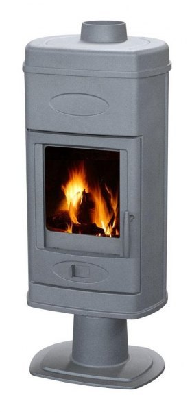 Печь HANA эмалированная, серая (Plamen)