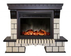 Электрокамин RealFlame Stone New 26 AO с Moonblaze Lux BL S