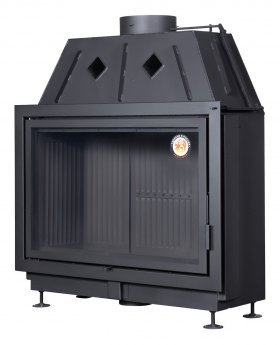 Каминная топка Экокамин Альфа 1000 В подовая