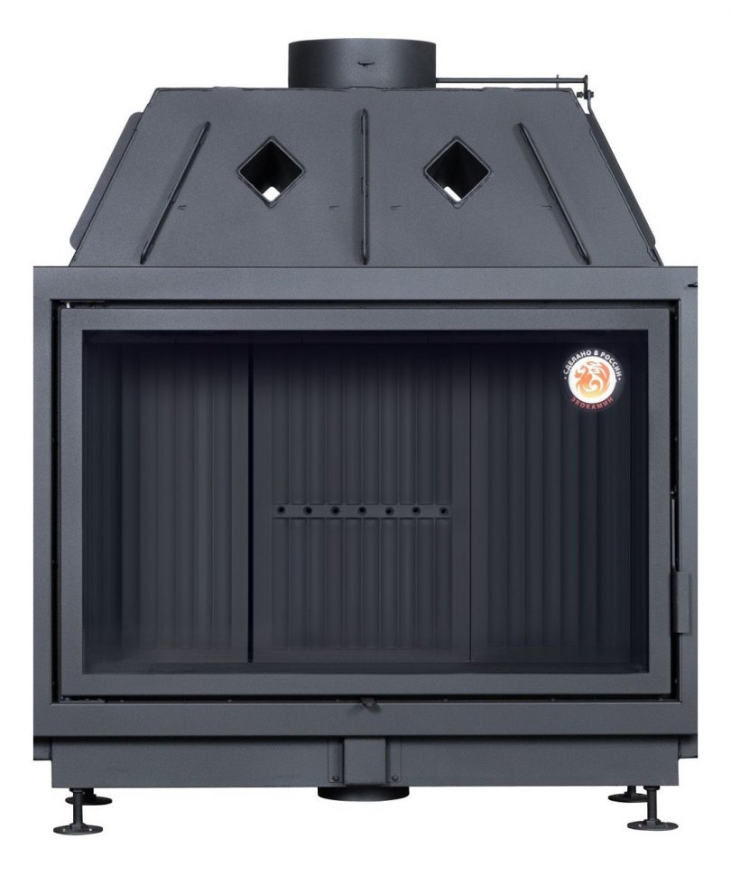 Каминная топка Экокамин Альфа 1000 В подовая