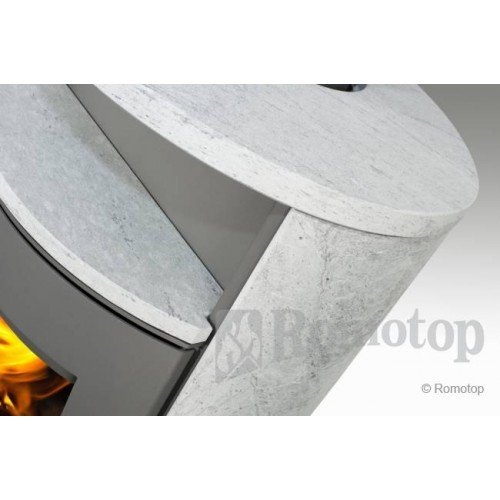 Печь-камин Romotop LUGO камень