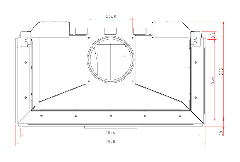 Каминная топка Schmid Ekko U 100(45)57 h