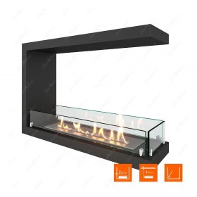 Биокамин торцевой SteelHeat Leader 700 (Стандарт)