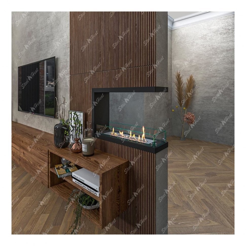 Биокамин торцевой SteelHeat Leader 700 (Стандарт)