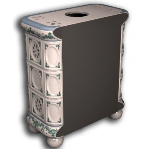 Каминная облицовка КимрПечь Медальон пристенная Незабудки