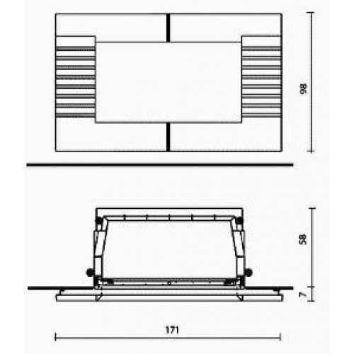 Каминная облицовка EdilKamin Sahara 100
