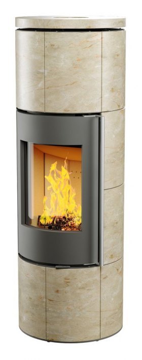 Печь-камин Астов R1.0 XL К MAX Крема Беж