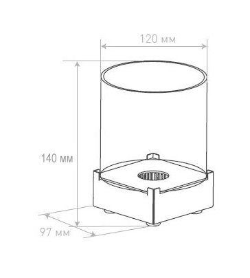 Биокамин Silver Smith Nano 1 PREMIUM