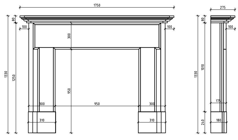 Каминная облицовка Sunhill Bern