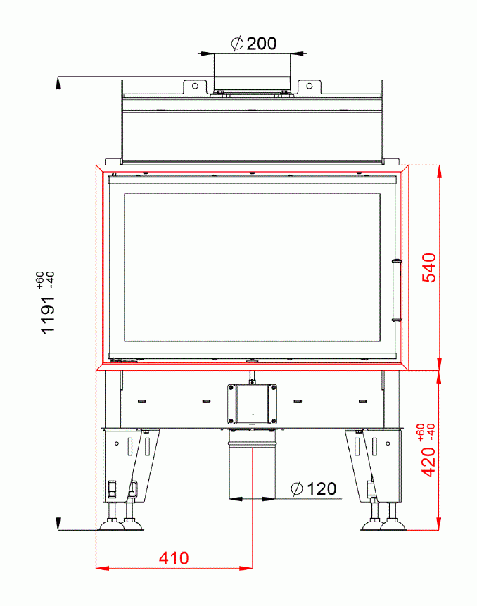 Каминная топка BeF Royal 8