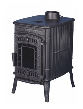 Чугунная дровяная печь-камин Маэстро